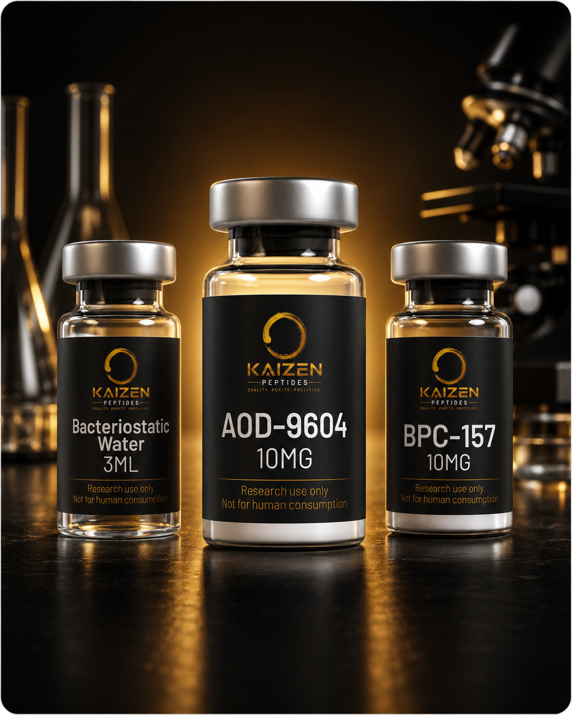 Kaizen Peptides research vials